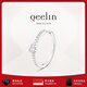 Qeelin【新品】麒麟官方Wulu系列18K白金鑲鉆耳環(huán)(單只) 18K白金