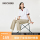 斯凱奇（Skechers）閃穿褲女休閑褲顯瘦運(yùn)動(dòng)褲2025新款秋吸濕速干直筒褲P225W290