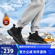 鴻星爾克棉鞋男加絨保暖防滑高幫情侶運(yùn)動(dòng)鞋子男雪地靴子男【熾野】