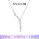 Fanci范琦紫藤Y字項鏈女花朵鎖骨鏈輕奢高級感禮物生日送女友閨蜜