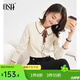 歐莎（OSA）千金小香風(fēng)減齡內搭娃娃領(lǐng)針織衫2025秋新款打底衫毛衣女上衣氣質(zhì) 杏色A 2XL