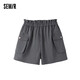森馬兒童短褲涼感速干甜酷風(fēng)寬松工裝褲夏季女童裝褲子280224232001