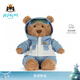 Jellycat巴塞羅熊滑雪裝毛絨玩偶娃娃禮物公仔2025圣誕新品送禮生日禮物 棕色 Medium