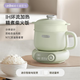 七彩叮當mini電飯煲煮飯智能宿舍多功能小型電煮鍋煲粥分體電飯鍋 淺綠色-蒸籠款 1.2L