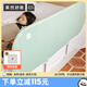 果然好奇（BOLIN BOLON）旅行床護(hù)欄 寶寶防摔防護(hù)欄擋板免安裝外出便攜式可折疊圍欄 蒼綠 1.5m 單面裝 -免安裝帶旅行袋