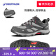 迪卡儂（DECATHLON）徒步鞋戶外登山鞋防水防滑運(yùn)動(dòng)鞋透氣徒步鞋子ODS MH100低幫 男款-黑灰色 42