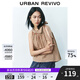 UR2025夏季新款女裝復(fù)古波嬉風(fēng)超寬松格紋罩衫襯衫UYY250030 紅色格子 (偏寬松) S (XS-S)