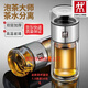雙立人（ZWILLING）加厚雙層玻璃杯泡茶隔熱男女通用辦公網(wǎng)紅款車(chē)載茶杯高硼硅玻璃杯 普通玻璃款350ml1只