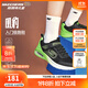 Skechers斯凱奇風(fēng)豹跑鞋兒童網(wǎng)面氣墊緩震休閑鞋男女童跑步鞋405316L 男款/黑色/檸檬色/BKLM 34