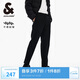 杰克·瓊斯（JACK&JONES） 百搭潮流抗皺易打理工字扣腰頭純色直筒商務(wù)休閑褲男款225114054