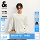 杰克·瓊斯（JACK&JONES）【七夕情人節(jié)禮物】秋冬季毛衣男士潮圓領針織衫套頭打底衫羊毛衫 奶白A42 M 175