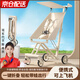 JOT TMM口袋旅行家遛娃神器輕便嬰兒推車可折疊登飛機火車兒童推車0-6歲 暖白色一鍵折疊旅行車