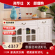 尚華仕餐邊柜儲物柜地中海簡(jiǎn)約餐廳茶水柜廚房北歐風(fēng)酒柜納柜實(shí)木餐邊柜 顏色/尺寸可定制【詳情咨詢(xún)客服