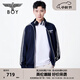 BOY LONDON25新款春夏情侶款撞色條紋立領(lǐng)運動外套N12005 藏青色 L