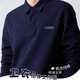 吳衣斯工作服衛衣定制印logo公司團體春秋翻領(lǐng)長(cháng)袖團隊統一服裝訂做 100純棉質(zhì)感有型藏青 2XL