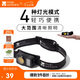 牧高笛（MOBIGARDEN）零度頭燈 戶(hù)外露營(yíng)釣魚(yú)可調(diào)節(jié)可充電照明頭燈 NX23673010 夜幕黑