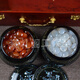 圍棋全套天然紅白瑪瑙圍棋黑白棋子天然玉石五子棋盤(pán)高檔收藏送禮 天然紅白瑪瑙圍棋套裝1