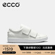 愛步（ECCO）【60周年限定】板鞋女 牛皮魔術(shù)貼平底鞋 柔酷219243 白色21924301007 37
