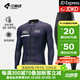 蘭帕達5~10°秋冬騎行服男公路自行車(chē)騎行長(cháng)袖上衣防風(fēng)抓絨保暖外套靜寂 魅力外套+防風(fēng)抓絨長(cháng)褲 L （120-139斤）