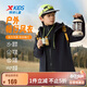特步（XTEP）兒童童裝男童冬季搖粒絨外套防風(fēng)保暖風(fēng)衣 純正黑 175cm