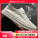 皓頓（HAUT TON）男鞋休閑鞋頭層牛皮小白鞋新款夏季透氣網(wǎng)孔板鞋時(shí)尚運動(dòng)鞋子男 米白色 40 -適合運動(dòng)鞋41碼