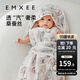 嫚熙（EMXEE）嬰兒包被新生兒寶寶紗羅抱被防驚跳包單外出包巾【桑蠶絲】 蔬果農(nóng)莊 90×90(cm)