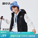 雪中飛兒童羽絨馬甲2025新款保暖輕薄背心男女童秋冬時(shí)尚校服內(nèi)搭坎肩 黑色 150
