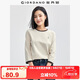 佐丹奴T恤女純棉套頭衫貓咪刺繡撞色圓領(lǐng)七分袖上衣05324798