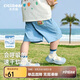 齊齊熊[吸濕排汗速干天絲]齊齊熊男童牛仔短褲夏季男寶寶五分褲兒童褲子