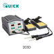 QUICK快克203H焊臺(tái)電烙鐵高頻恒溫203D電焊臺(tái)元器件維修焊接工具 203D 