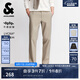 杰克·瓊斯（JACK&JONES）25年男裝秋冬褲子男直筒零壓褲加絨長褲商務(wù)休閑褲免燙易打理男褲 卡其色037 四季款 32 175
