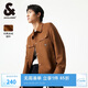 杰克·瓊斯（JACK&JONES） 春季仿麂皮寬松舒適百搭純色時尚翻領(lǐng)夾克上衣外套男裝225121028