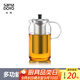 尚明玻璃茶壺耐高溫茶水分離養(yǎng)生煮茶加熱辦公室茶具懶人泡茶器茶水壺 單壺 1200ml