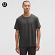 lululemon丨Soft Jersey 男士短袖針織衫 芯吸 LM3ES3S 雜色黑/雜色石墨灰 M
