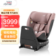寶得適（BRITAX）寶寶兒童安全座椅0-7歲isize認證正反360°旋轉成長(cháng)騎士air薄霧粉