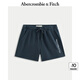 ABERCROMBIE & FITCH男裝25秋季新款美式復古百搭抽繩松緊腰運動(dòng)衛褲短褲KI176-5450 海軍藍 M (180/80A)