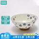 NITORI宜得利家居 日式家用可微波面碗陶瓷簡(jiǎn)約餐具湯碗飯碗 大飯碗 藍色