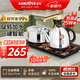 金灶（KAMJOVE）全智能自動上水電熱水壺電茶壺全自動上水壺電茶爐燒水壺茶具茶臺燒水壺全自動一體 K9 0.9L 不銹鋼色