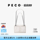 PECO城市系列嬉皮包鏈條斜挎包黑色真皮油蠟皮百搭方包女包教師節(jié)禮物 臟白色 頭層油蠟牛皮 現(xiàn)貨