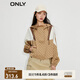 ONLY休閑潮酷滿(mǎn)印拼色寬松外套女|123236011 H99 字母老花 XS 155/76A
