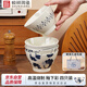 順祥斗碗飯碗面碗湯碗日料大飯碗沙拉碗早餐釉下彩5英寸斗笠碗4件套
