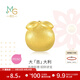周生生黃金轉運珠Charme寶貝招財貓錢(qián)袋甜柿金桔國風(fēng)足金串珠 單顆 金桔92658C