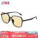睛姿（JINS）【七夕】防藍光眼鏡男女護目鏡56%防藍光輻射輕量大方框FPC22S253 97B亞光黑色（包裝全新升級）