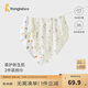 童泰（TONGTAI）嬰兒包單抱巾純棉0-6月新生兒褓巾外出防風(fēng)抱毯初生兒裹巾2件裝 灰橘松鼠【7A抗菌 50S高支棉】 85x85cm