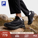 FILA 斐樂官方男鞋BOA WOLF 2+戶外鞋2024秋季新款雪狼越野跑步鞋 駿馬黑-BB 40