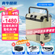 青牛酷騎車載冰箱車家兩用壓縮機(jī)制冷凍12V24V戶外小型小冰箱可插拔電池 鋰電池+D23泥沙色 車家兩用 23升