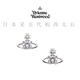 薇薇安·威斯特伍德（Vivienne Westwood）西太后新款耳飾銀河軌道環(huán)繞水晶耳釘送女友老婆生日禮物女 6301300VW157