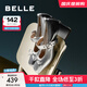 百麗（Belle）蝴蝶結瑪麗珍鞋女商場(chǎng)同款粗跟單鞋B5R1DCQ4 銀色 36 (230mm)
