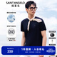報喜鳥(niǎo)短袖T恤男裝【舒彈涼感不易變形】夏季新款簡(jiǎn)約休閑圓領(lǐng)短袖T恤衫 午夜藍（藏青） 2XL -52(185/104)