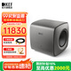 KEF KC62 大功率超低音揚聲器 HiFi高保真家用客廳影音高配電視音響 家庭影院有源低音炮音箱  一只 鈦金灰色